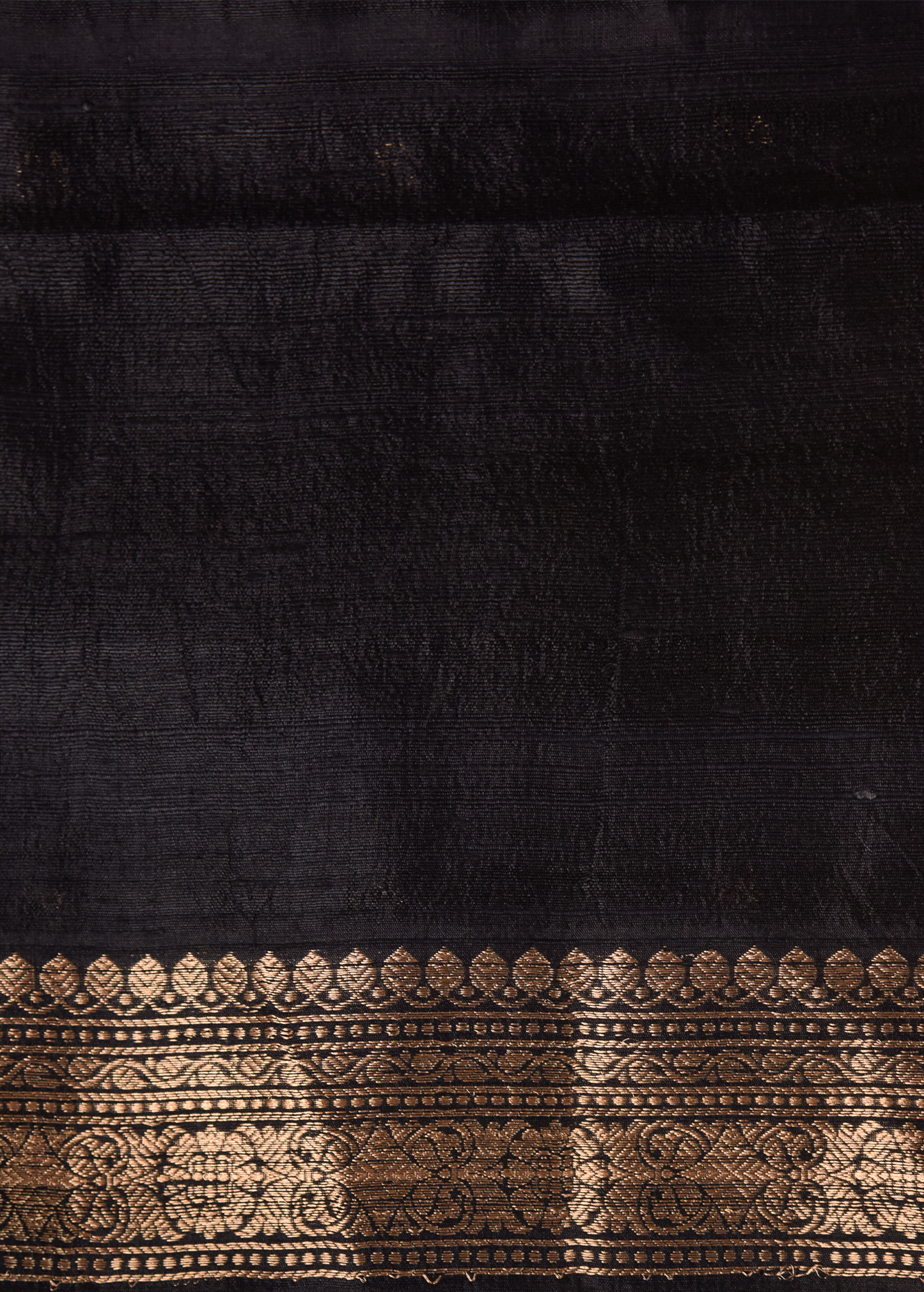 Black Tussar Dress Material