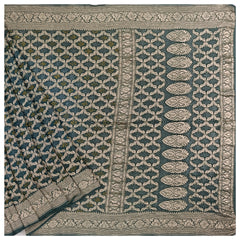 Grey Georgette Bandhani Saree