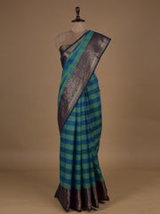 Multicoloured Cotton Silk Banarasi Saree
