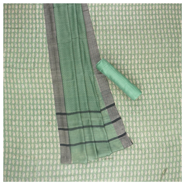 Green Pashmina Dress Material