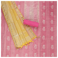 Pink Kota Dress Material