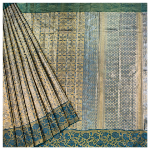 Gold Silk Kanjeevaram Saree