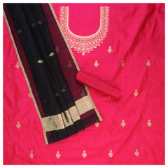 Pink Silk Dress Material