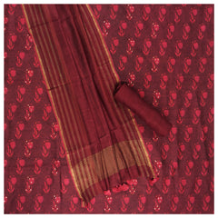 Pink Tussar Dress Material