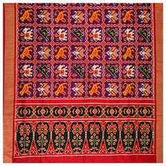 Multicoloured Silk Dupatta