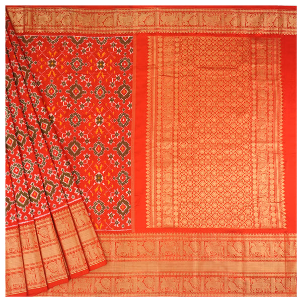 Red Silk Patola Saree
