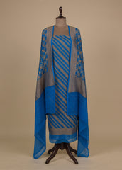 Blue Georgette Dress Material