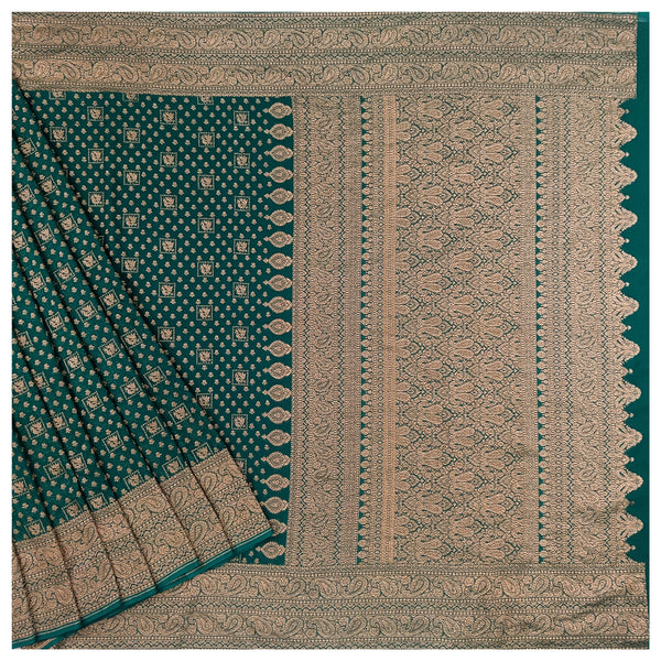 Green Georgette Banarasi Saree