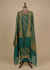 Green Georgette Dress Material