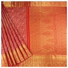 Red Silk Kanjeevaram Saree