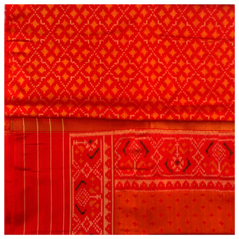 Red Silk Dress Material