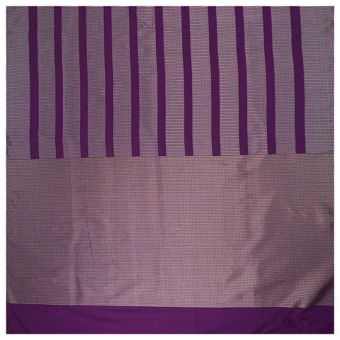 Purple Art Silk Banarasi Saree