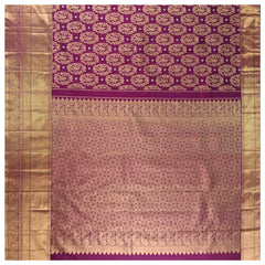 Purple Silk Kanjeevaram Saree