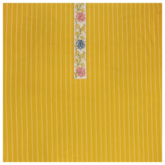 Yellow Cotton Dress Material
