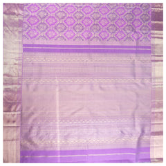 Purple Silk Kanjeevaram Saree
