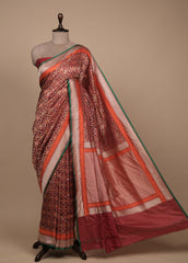 Red Silk Banarasi Saree