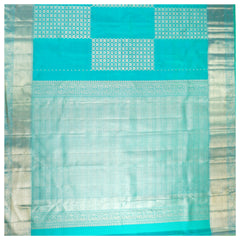 Blue Silk Kanjeevaram Saree