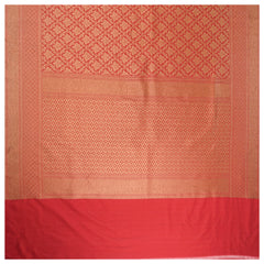 Red Art Silk Banarasi Saree