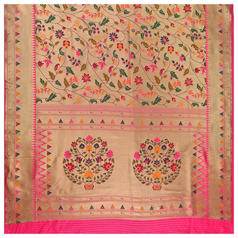 Gold Art Silk Paithani Saree