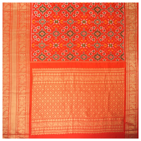 Red Silk Patola Saree