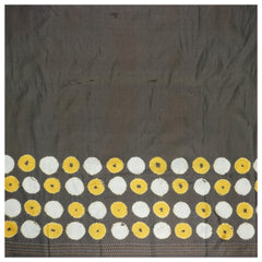 Grey Tussar Dress Material