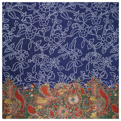 Blue Chanderi Dress Material