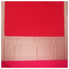 Pink Art Silk Banarasi Saree