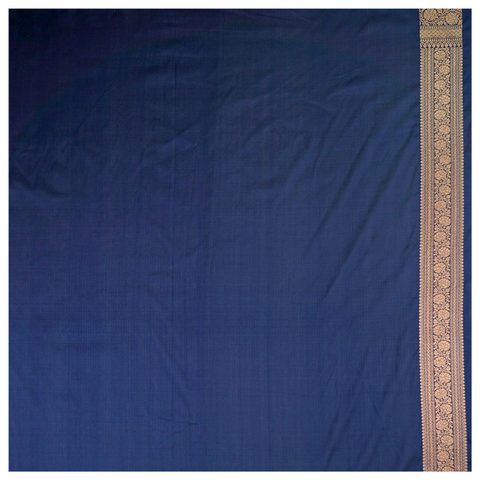 Blue Art Silk Banarasi Saree