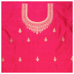 Pink Silk Dress Material