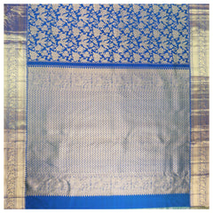 Blue Silk Kanjeevaram Saree