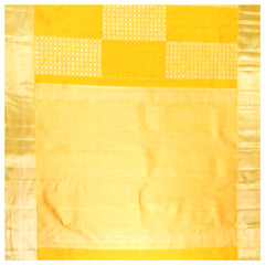 Yellow Silk Kanjeevaram Saree