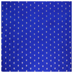 Blue Silk Tussar Dress Material