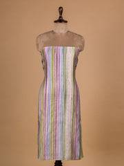 Multicoloured Chanderi Dress Material