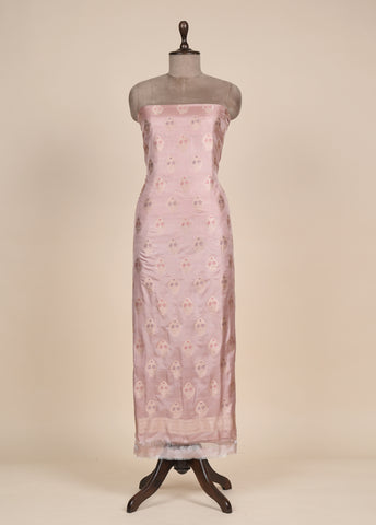 Pink Silk Dress Material