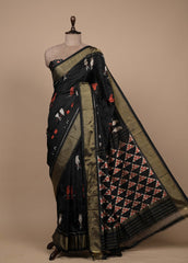 Black Silk Patola Saree