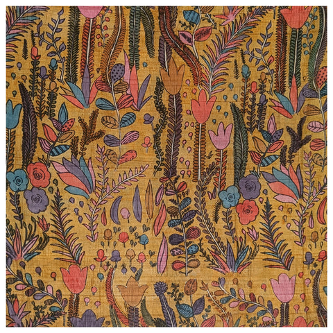 Multicoloured Tussar Dress Material
