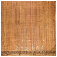 Yellow Tussar Dress Material
