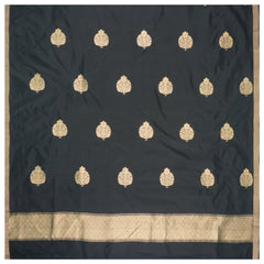 Black Silk Dress Material
