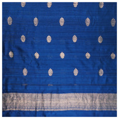 Blue Silk Dress Material