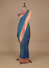 Blue Silk Paithani Saree