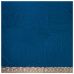 Blue Silk Banarasi Saree
