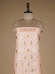 Pink Tussar Dress Material