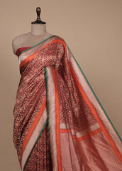 Red Silk Banarasi Saree