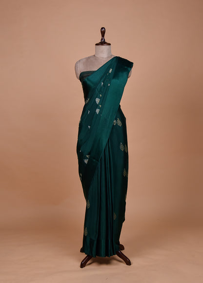 Green Silk Banarasi Saree