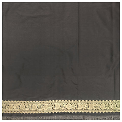 Black Art Silk Banarasi Saree