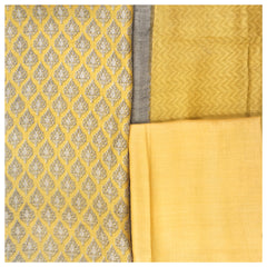 Yellow Pashmina Dress Material