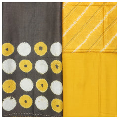 Grey Tussar Dress Material