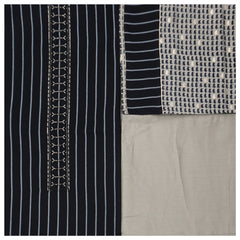 Black Cotton Dress Material