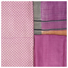 Wine Pashmina Dress Material