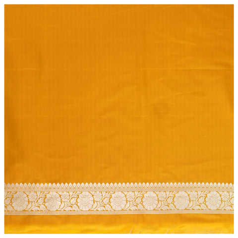 Yellow Art Silk Banarasi Saree